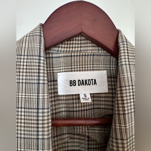BB Dakota plaid blazer, size Small - Picture 2 of 3